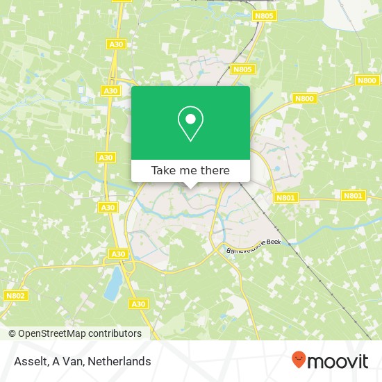 Asselt, A Van map