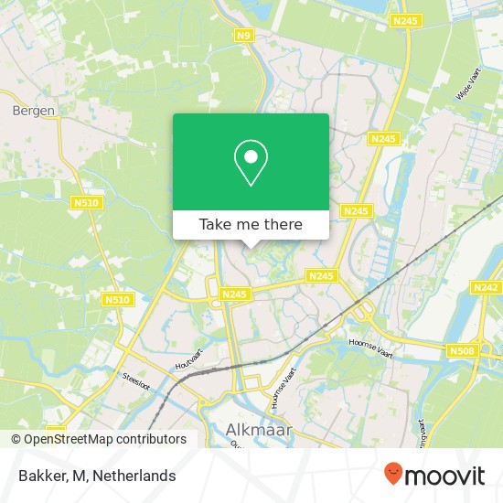 Bakker, M map