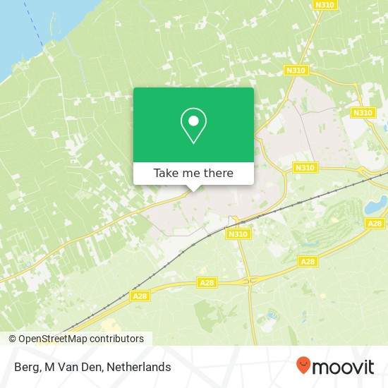 Berg, M Van Den map