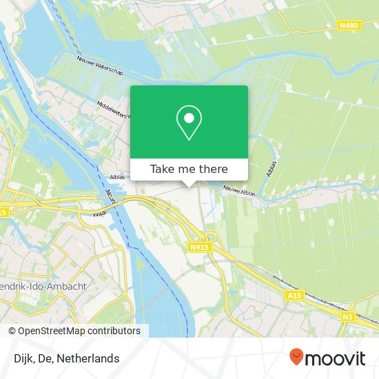 Dijk, De map