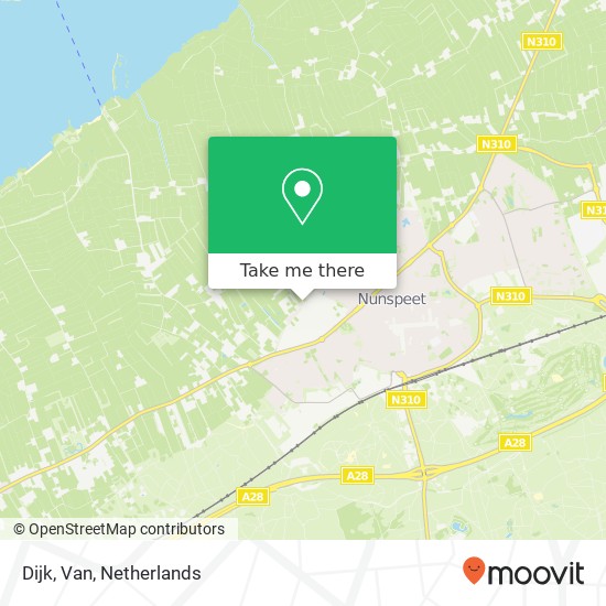 Dijk, Van map