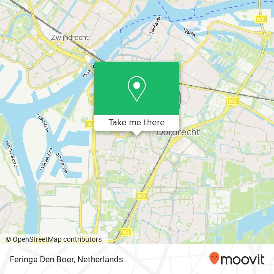 Feringa Den Boer map