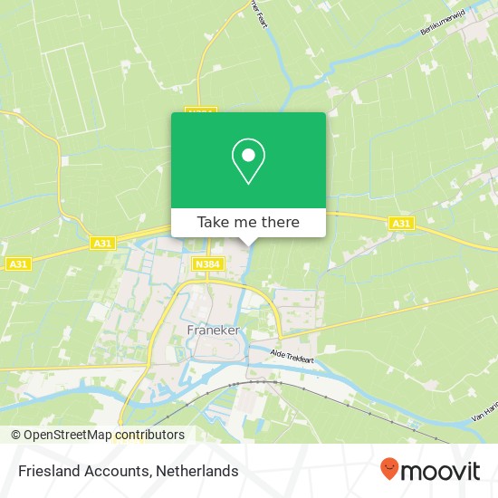 Friesland Accounts map