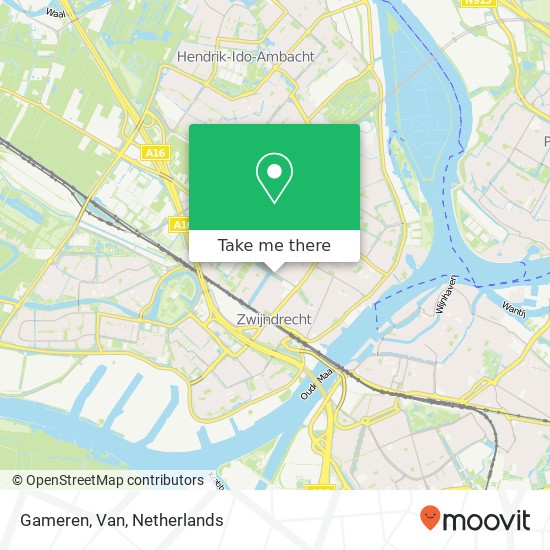 Gameren, Van map