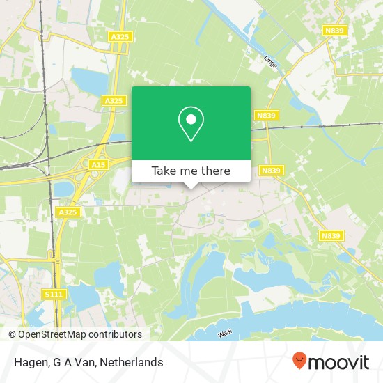 Hagen, G A Van map