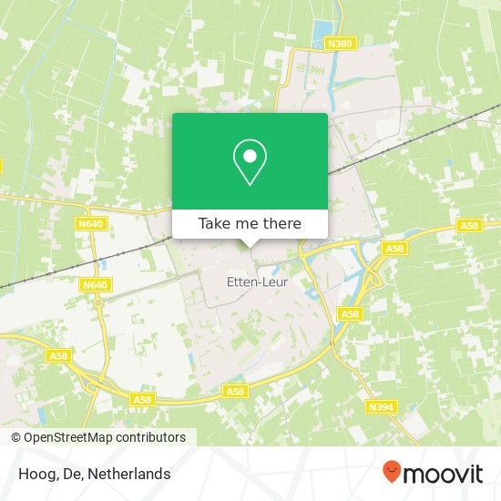 Hoog, De map