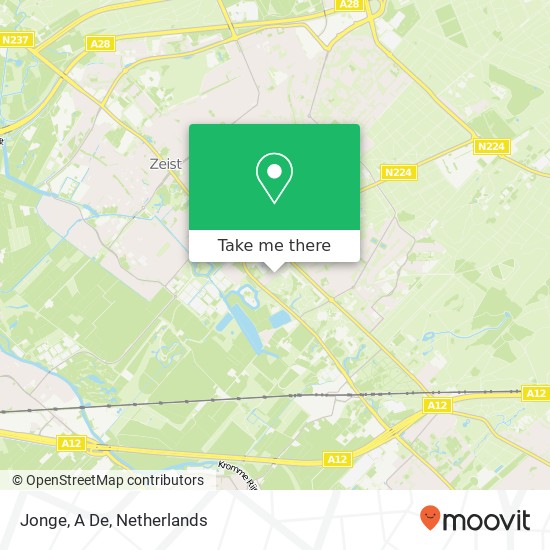 Jonge, A De map