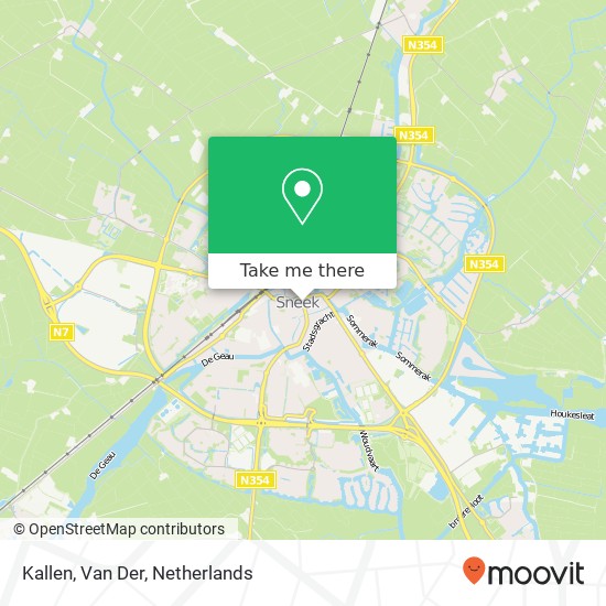 Kallen, Van Der map