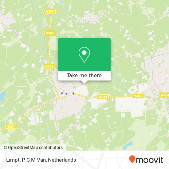 Limpt, P C M Van map