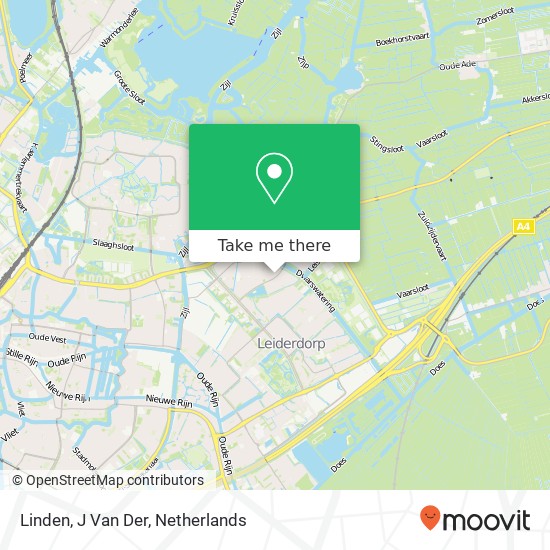 Linden, J Van Der map