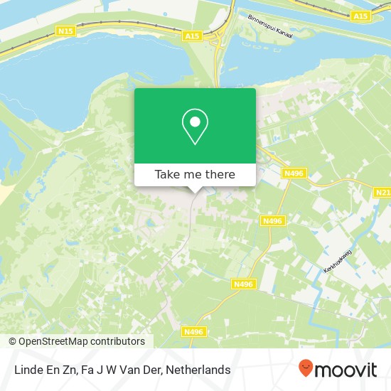 Linde En Zn, Fa J W Van Der map