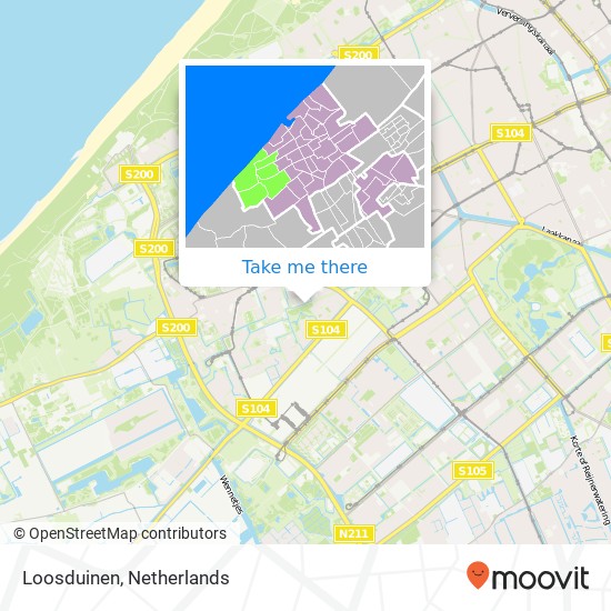 Loosduinen map