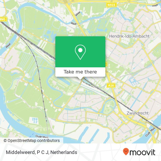 Middelweerd, P C J map