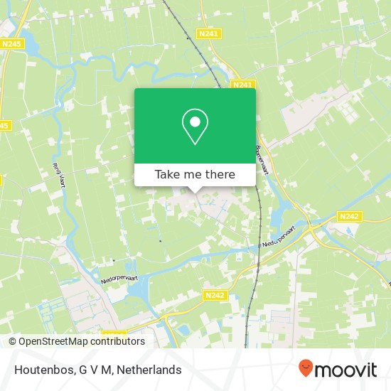 Houtenbos, G V M map