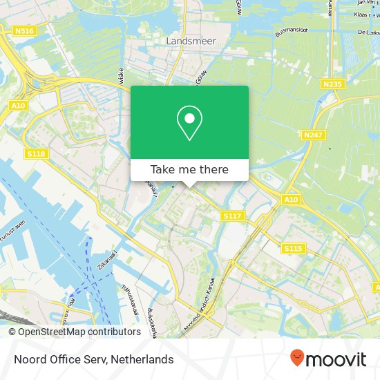 Noord Office Serv map