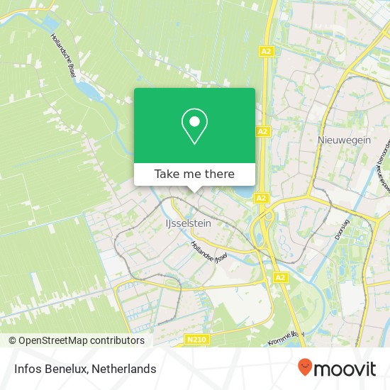 Infos Benelux map