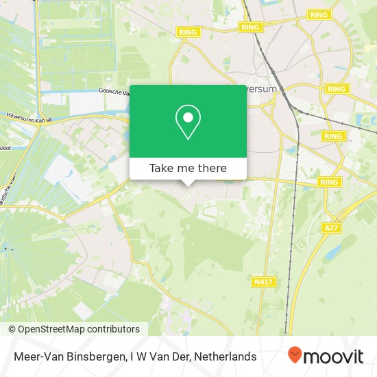 Meer-Van Binsbergen, I W Van Der map