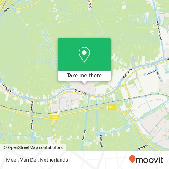 Meer, Van Der map