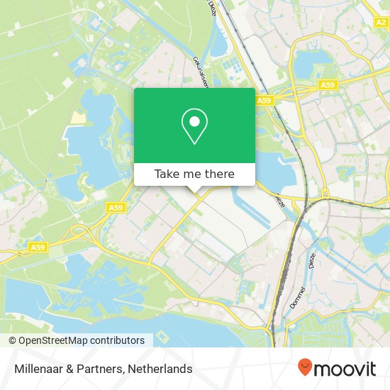 Millenaar & Partners map