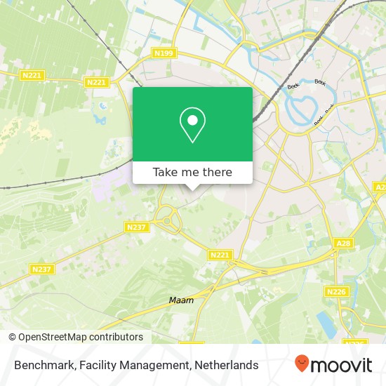 Benchmark, Facility Management map