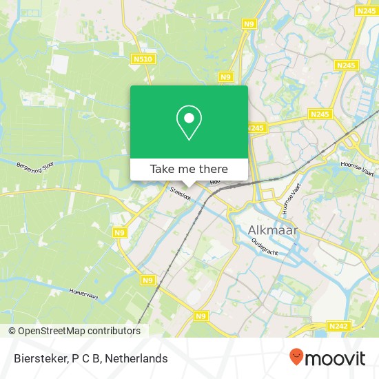 Biersteker, P C B map