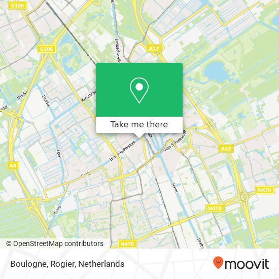 Boulogne, Rogier map