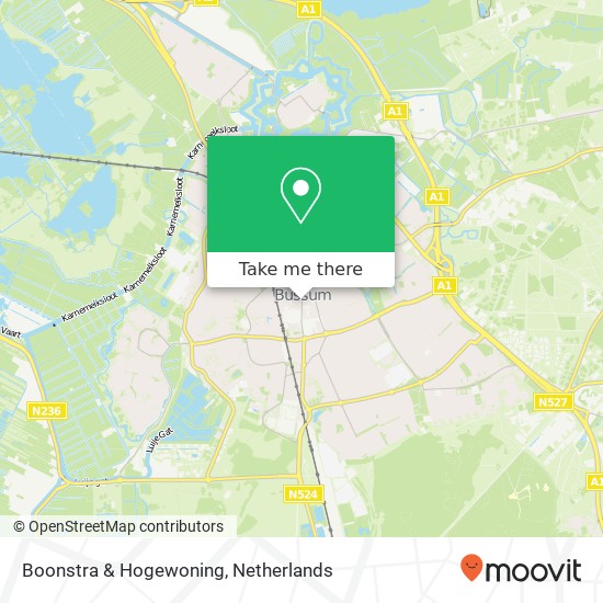 Boonstra & Hogewoning map