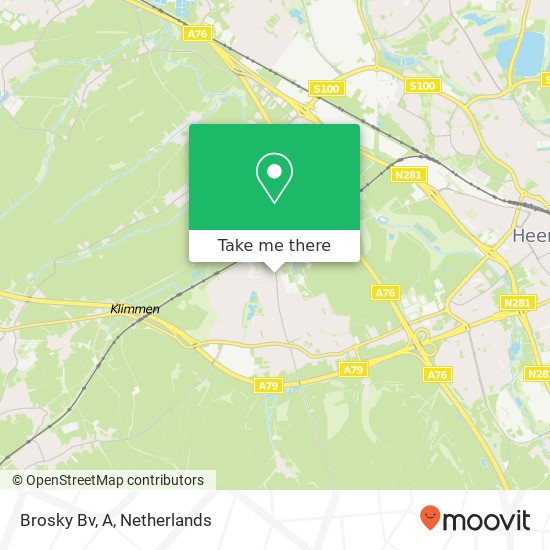 Brosky Bv, A map