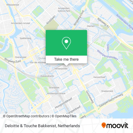 Deloitte & Touche Bakkenist map
