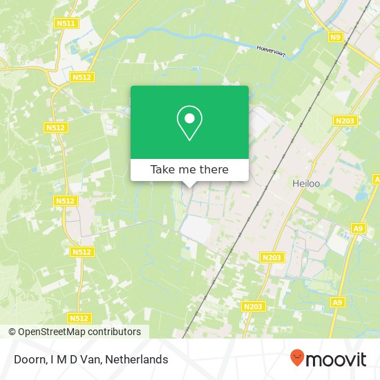 Doorn, I M D Van map