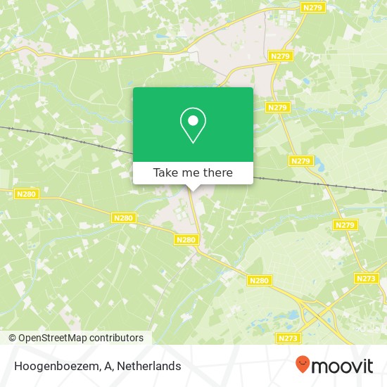 Hoogenboezem, A map