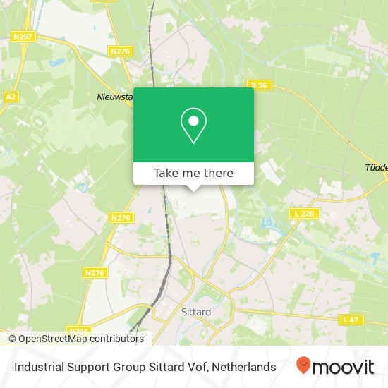 Industrial Support Group Sittard Vof map