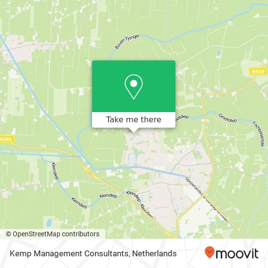 Kemp Management Consultants map