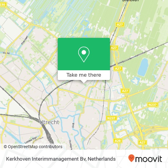 Kerkhoven Interimmanagement Bv map