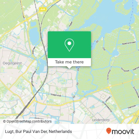 Lugt, Bur Paul Van Der map