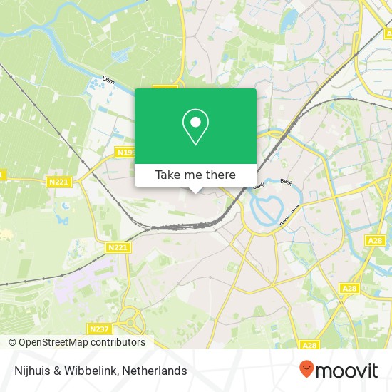 Nijhuis & Wibbelink map