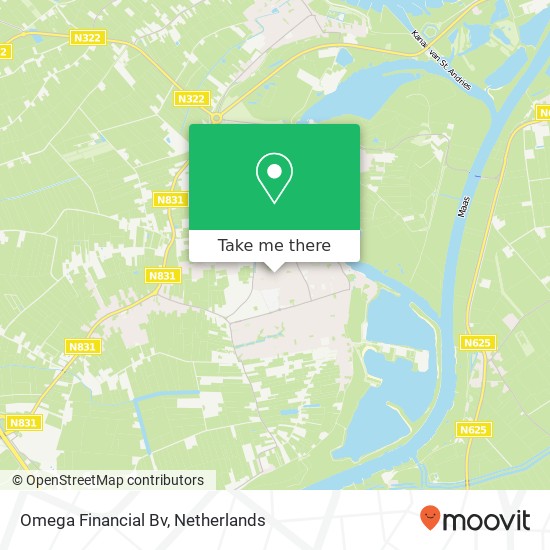 Omega Financial Bv map