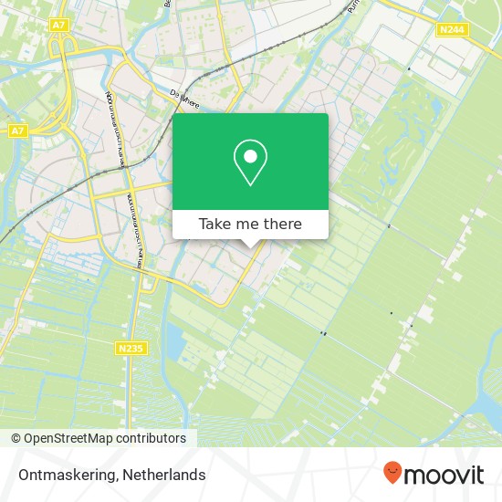 Ontmaskering map