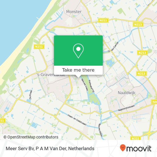 Meer Serv Bv, P A M Van Der map