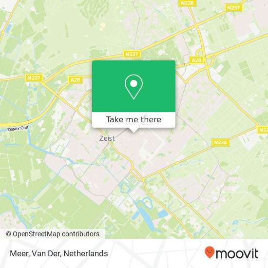 Meer, Van Der map