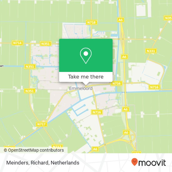 Meinders, Richard map