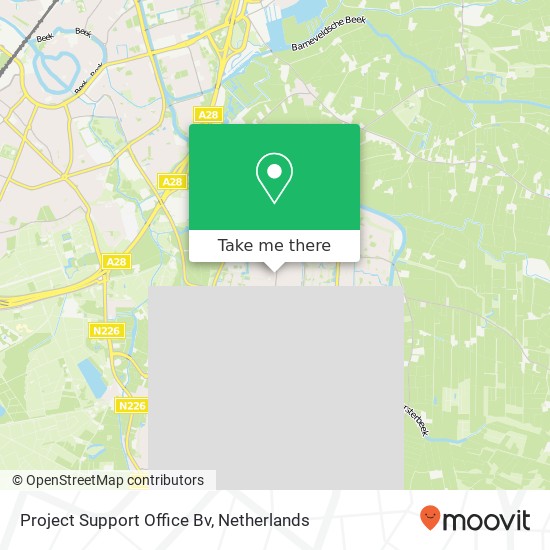 Project Support Office Bv map