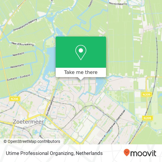 Utime Professional Organizing map