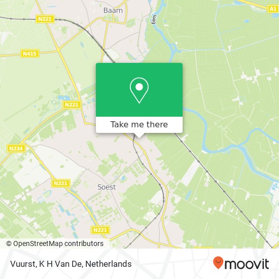 Vuurst, K H Van De map