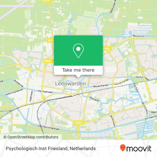 Psychologisch Inst Friesland map