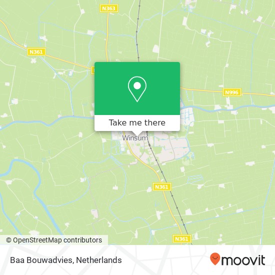 Baa Bouwadvies map