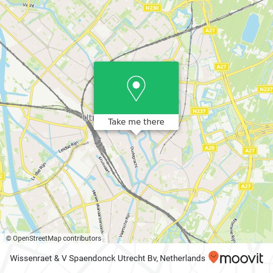 Wissenraet & V Spaendonck Utrecht Bv map