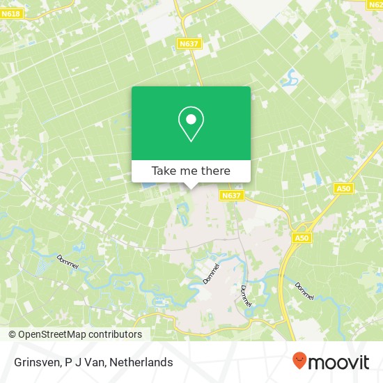 Grinsven, P J Van map