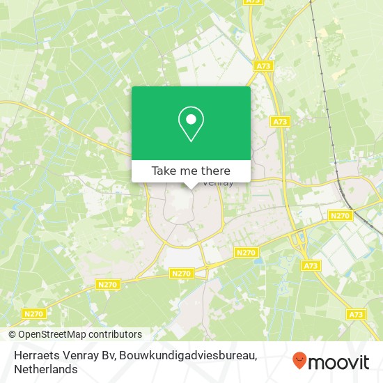 Herraets Venray Bv, Bouwkundigadviesbureau Karte