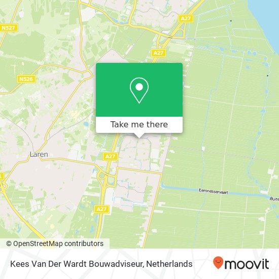 Kees Van Der Wardt Bouwadviseur map